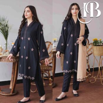 ASLIN 3Pc Dhanak Wedding Winter Collection