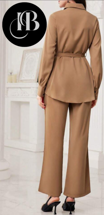 Zara Co-ord Trouser & Shirt Set - Image 4