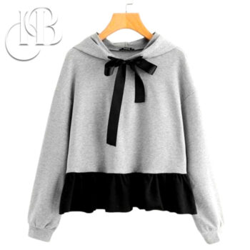 Women Frill Style Hoodie Available in Size: M|L|XL