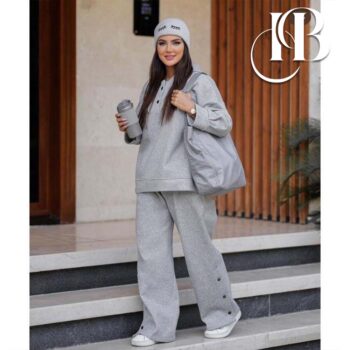 Winter 2 Pcs Fashion Hooded Tracksuit - Image 3